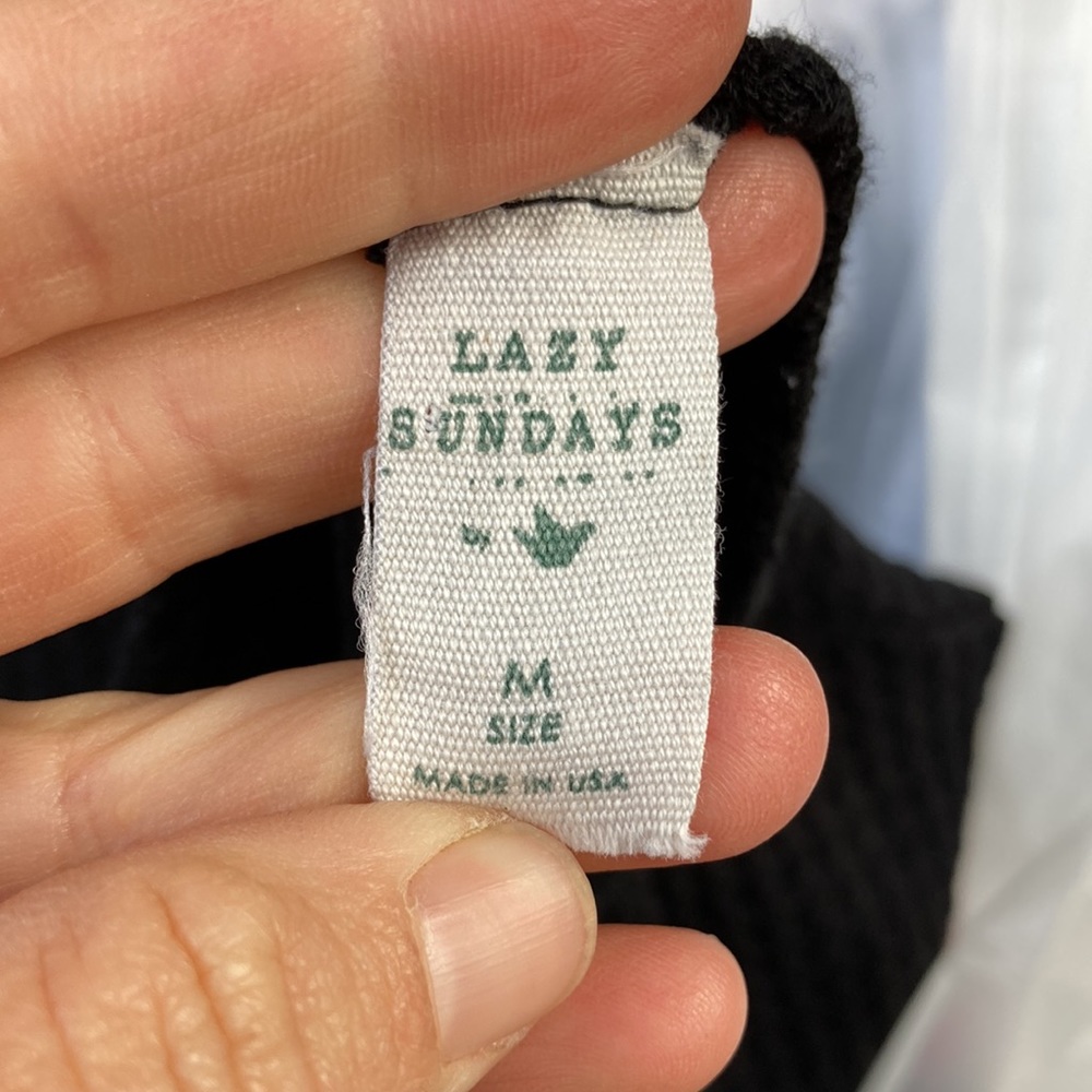 EUC Anthropologie Lazy Sundays Waffle Thermal Twist Wrap Long Sleeve Henley - Picture 6 of 7